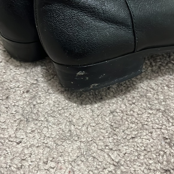 Michael Kors Black Leather Riding Boots - Picture 4 of 8